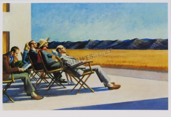 Postkarte &quot;Edward Hopper - People in the Sun&quot;