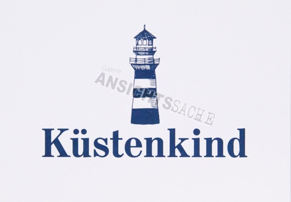 Postkarte &quot;Küstenkind&quot;