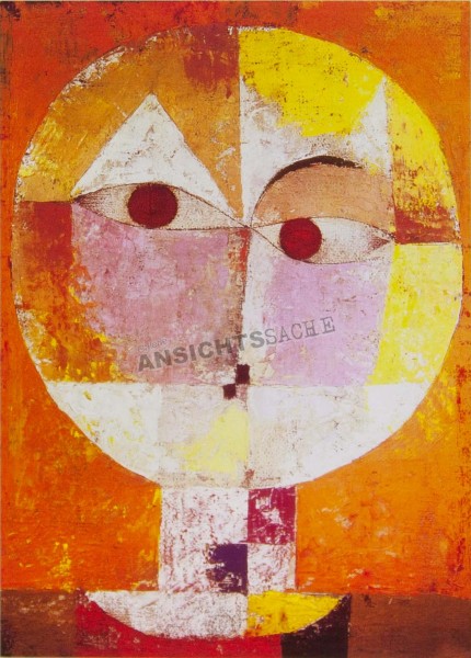 Postkarte &quot;Paul Klee - Senecio, Head of a Man&quot;