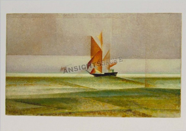 Postkarte &quot;Lyonel Feininger - Ostsee-Schoner&quot;