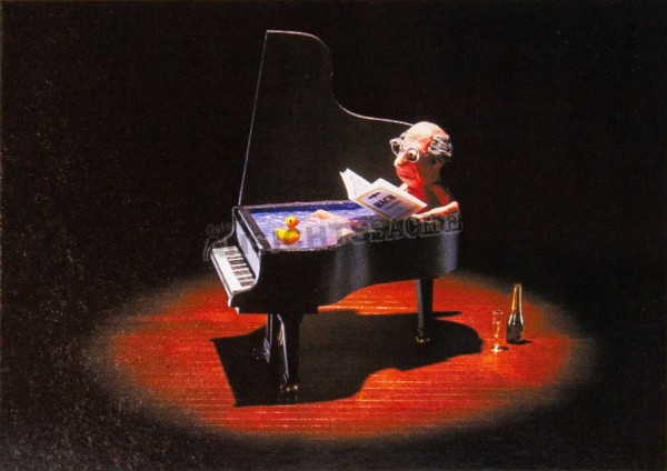 Postkarte &quot;Frank Kunert - Das wohltempierte Klavier&quot;