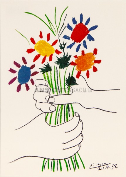 Postkarte &quot;Pablo Picasso - Le Bouquet&quot;