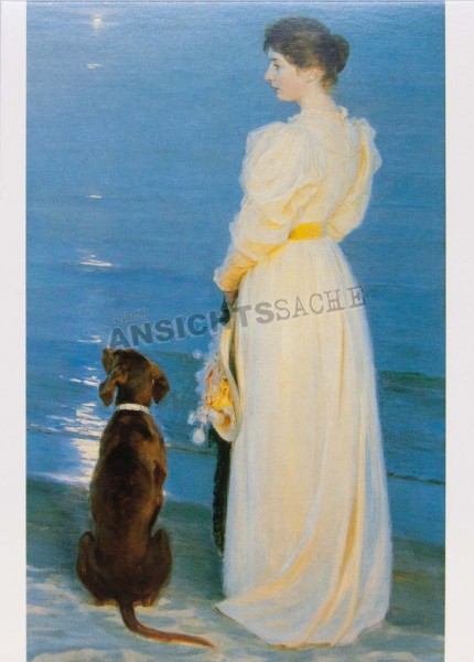 Postkarte &quot;P.S. Krøyer - Sommeraften på Skagen&quot;