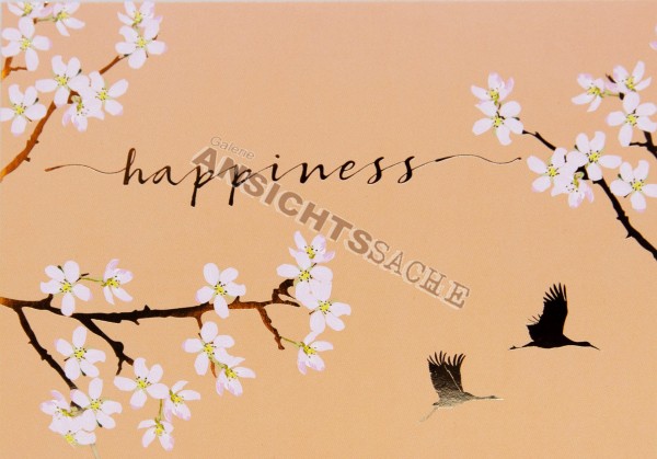 Postkarte &quot;Happiness&quot;