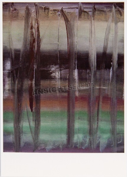 Postkarte &quot;Gerhard Richter - Abstraktes Bild&quot;