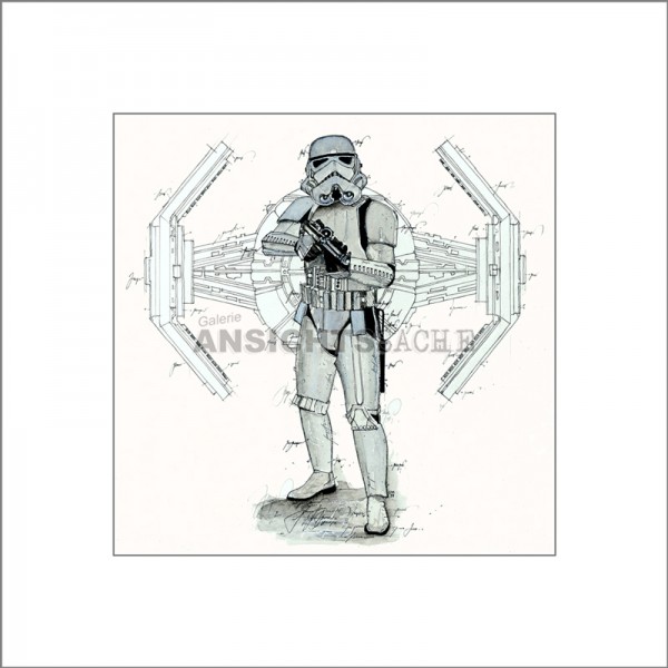 Star Wars-Kunstdruck Stormtrooper