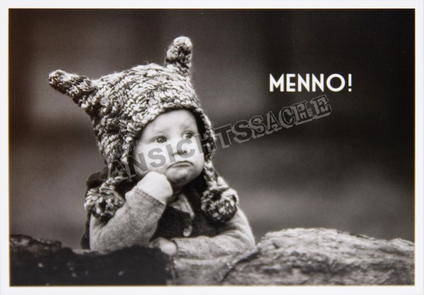 Postkarte &quot;Menno!&quot;