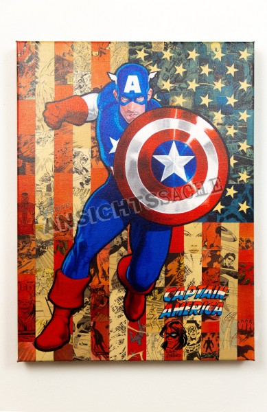 Marvel Comic-Leinwand &quot;Legacy Captain Amercia&quot;