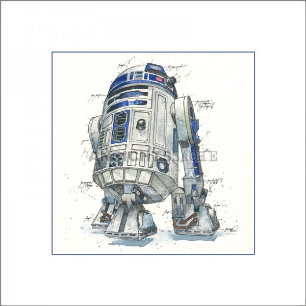 Star Wars-Kunstdruck R2-D2
