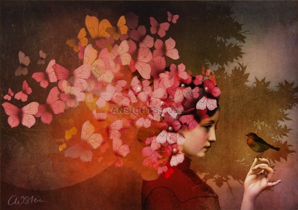 Postkarte &quot;Catrin Welz-Stein - Freundschaft&quot;