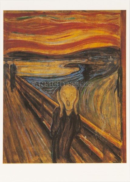 Postkarte &quot;Edvard Munch - Der Schrei&quot;