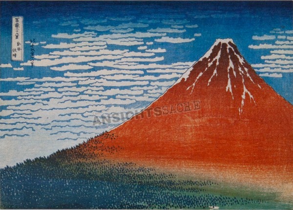 Postkarte &quot;Katsushika Hokusai - Fujiyama&quot;