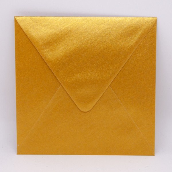 quadratischer Umschlag - Gold
