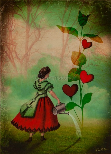 Postkarte &quot;Catrin Welz-Stein - Die Saat der Liebe&quot;