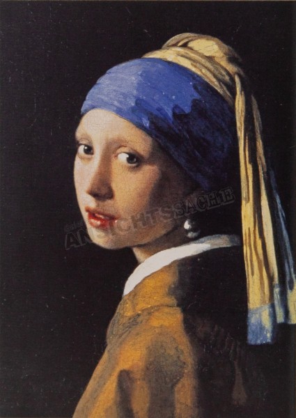 Postkarte &quot;Jan Vermeer van Delft - Das Mädchen mit dem Perlenohrring&quot;