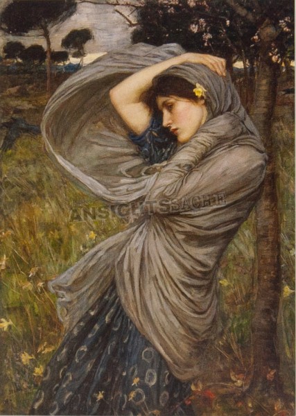 Postkarte &quot;John William Waterhouse - Boreas&quot;