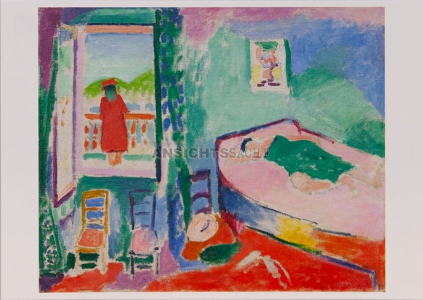 Postkarte &quot;Henri Matisse - Interieur in Collioure (Die Siesta)&quot;